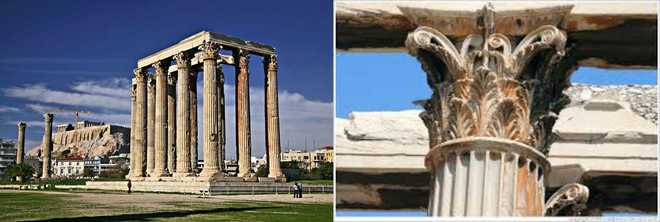 Архитектура Древней Греции кратко : Олимпийский храм Зевса 