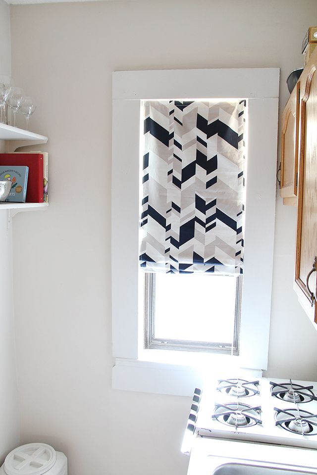 DIY Roman Curtain