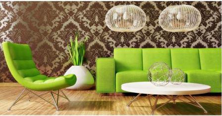 Гостиные мебель зеленая