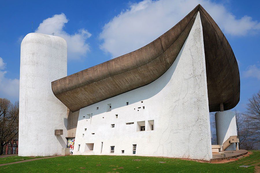 Notre Dame du Haut, Ronchamp, France, 1954