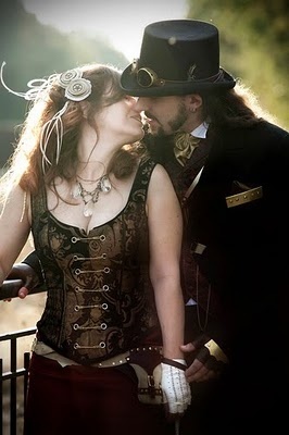 Steampunk wedding: варианты декора и нарядов свадьбы в стиле стимпанк, фото № 32