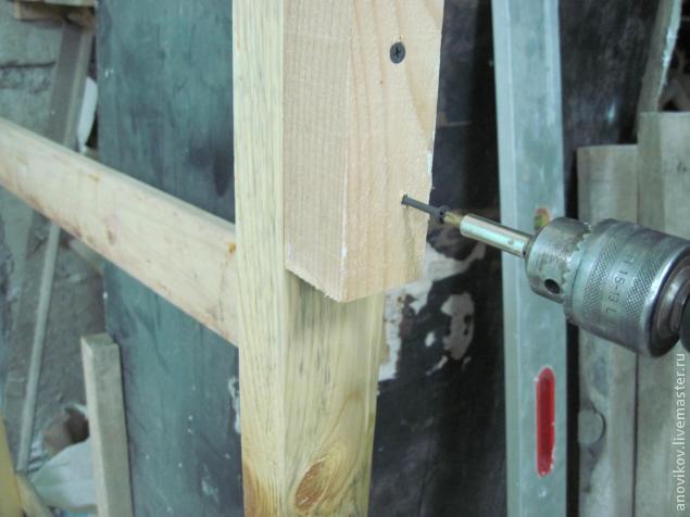 Устройство деревянной перегородки в мастерской или в другом  помещении.  Часть первая., фото № 6