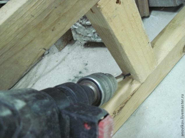 Устройство деревянной перегородки в мастерской или в другом  помещении.  Часть первая., фото № 4