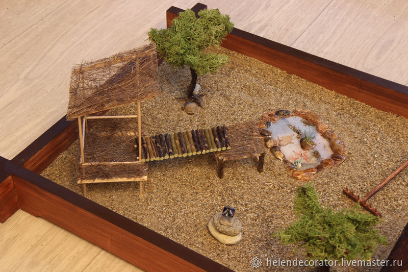 Создаем сад Дзен для медитации в миниатюре, фото № 17