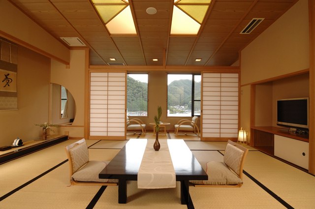 японский стиль в гостиной