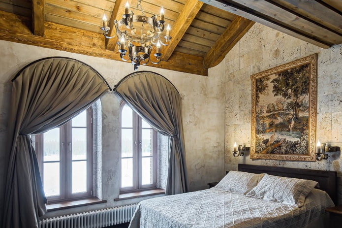 спальня в средиземноморской стилистике