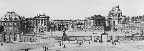 Версальский дворец. Общий вид. 1660—1708. Архитекторы Л. Лево, Ф. д