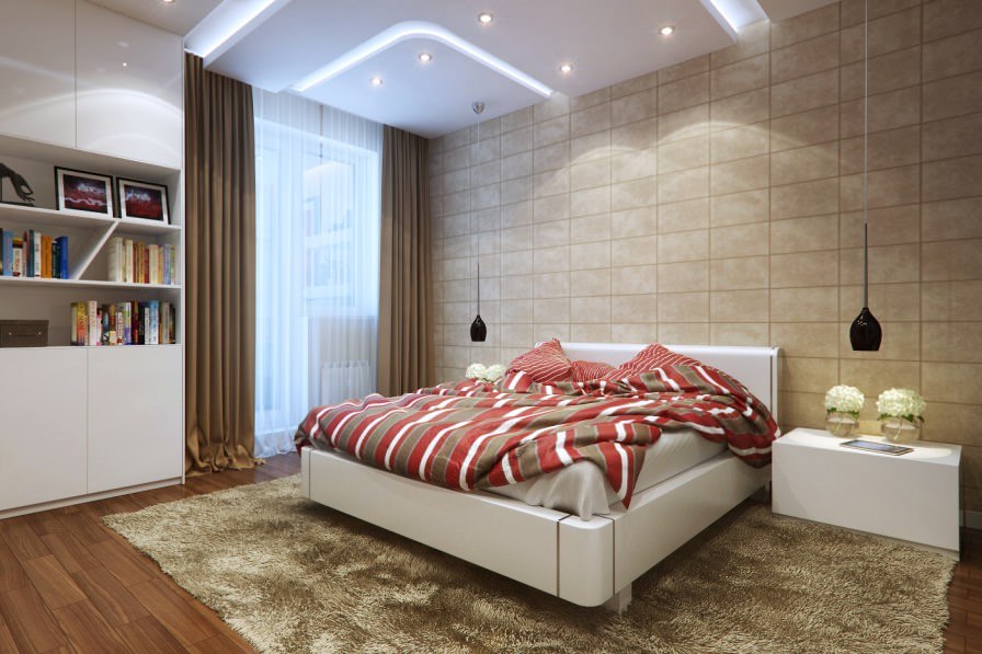 спальня в стиле модерн дизайн