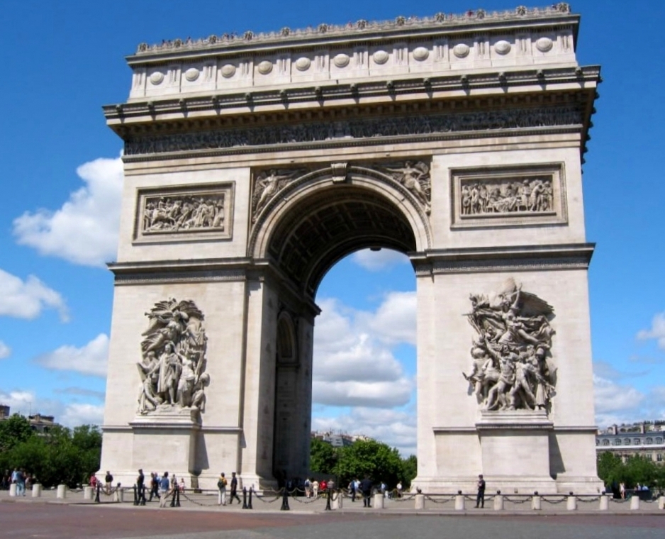 Триумфальная арка на площади Звезды (1806) - Жана Франсуа Шальгрена (1739-1828)
