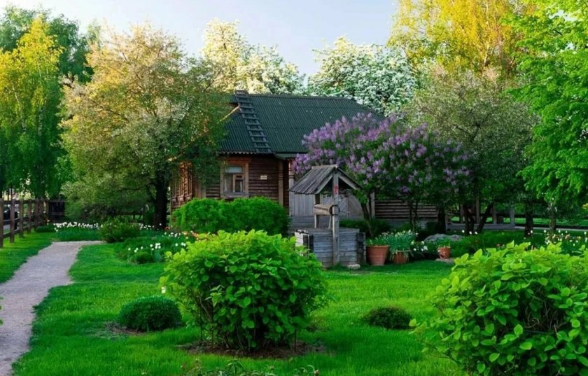 Русский стиль в ландшафтном дизайне