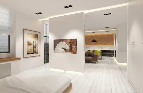 Спальня комната с перегородкой. Перегородка в спальне — 70 фото вариантов идеального зонирования в спальне