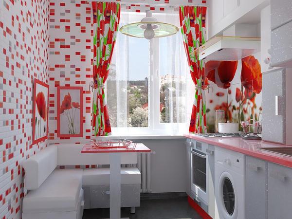 Красная цвет очень рискованный, но в то же время изящный способ окрасить вашу кухню 
