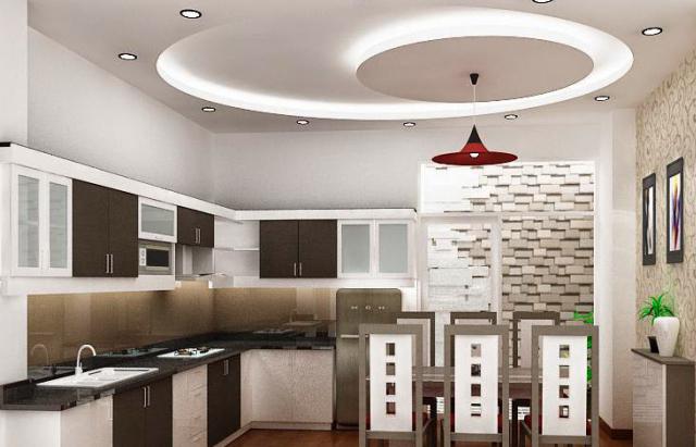 Советы по формированию потолков из гипсокартона для кухни