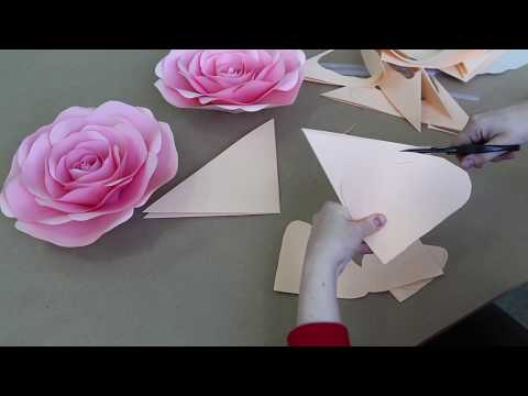 Мастер-класс по созданию розы из бумаги от Алины Высторобской. Студия "Атрибуты Восторга"
