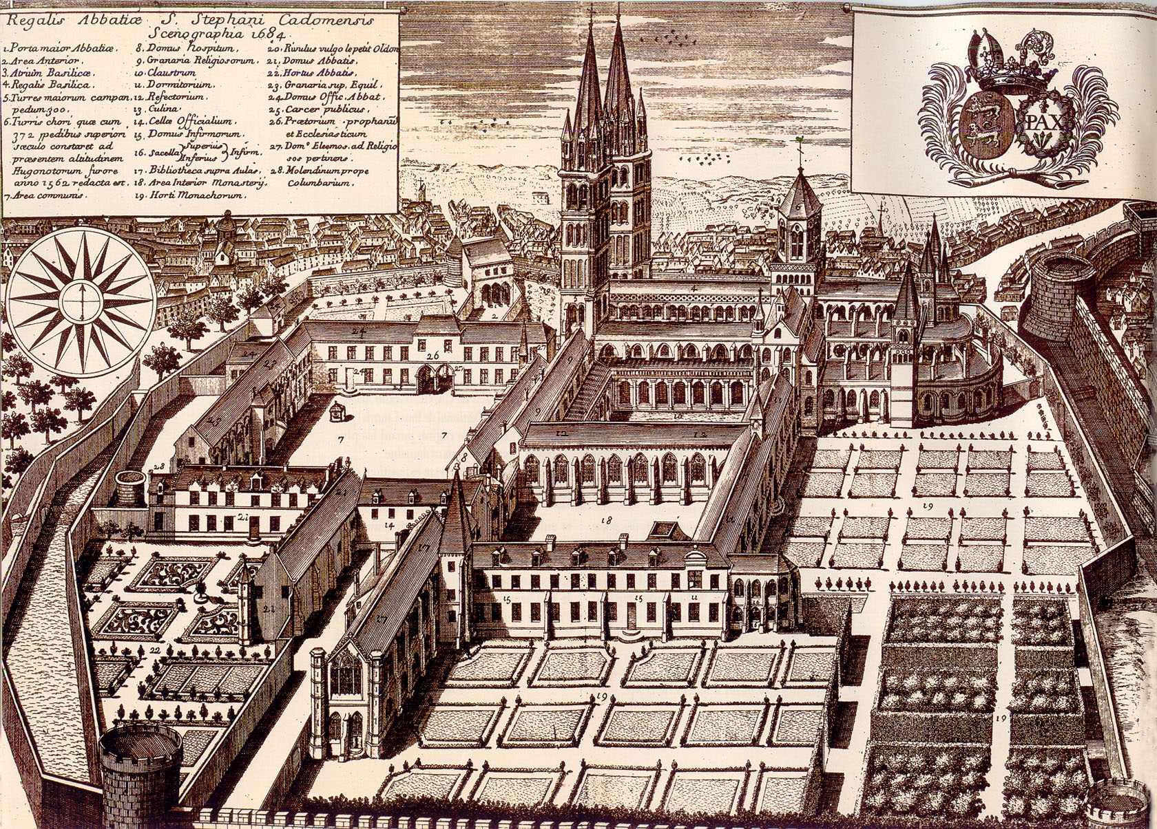 Кан аббатство 1684