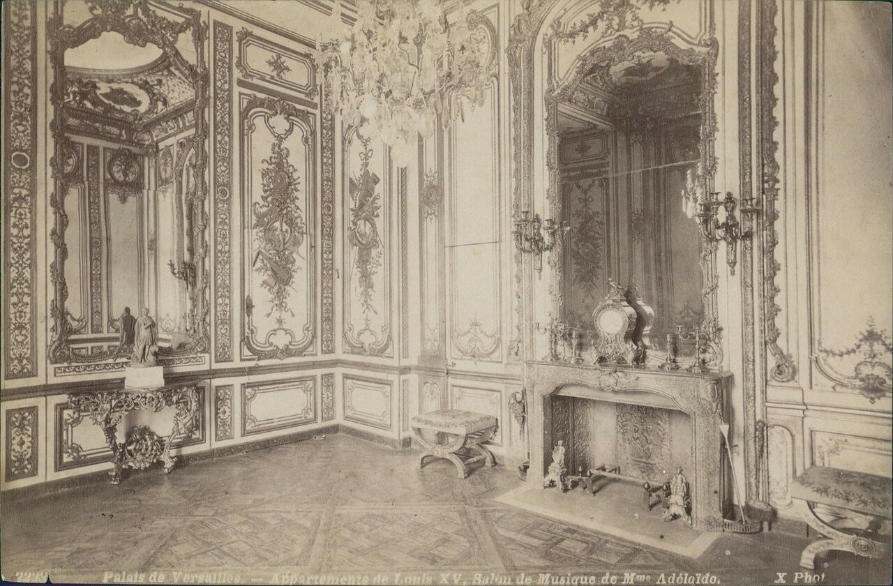 Версальский дворец. Покои Людовика XV, музыкальный салон Марии Аделаиды де Бурбон