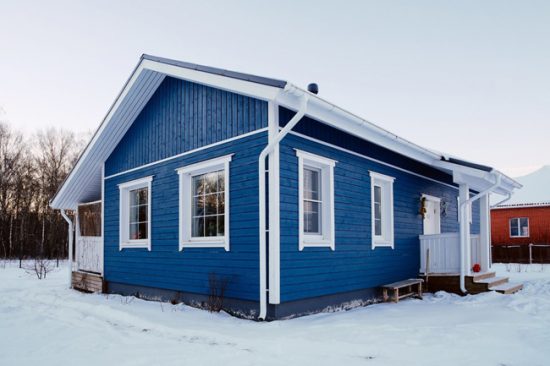 Экстерьер дома в скандинавском стиле