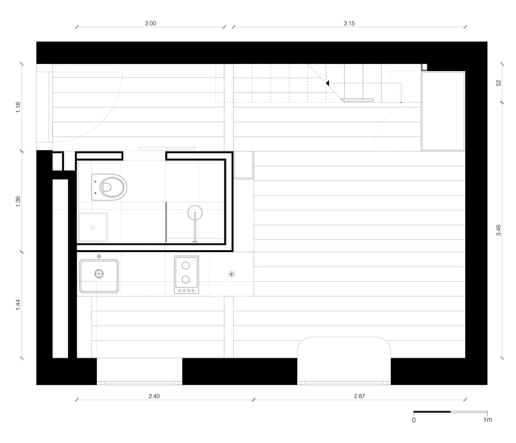 Планировка первого уровня маленькой квартиры