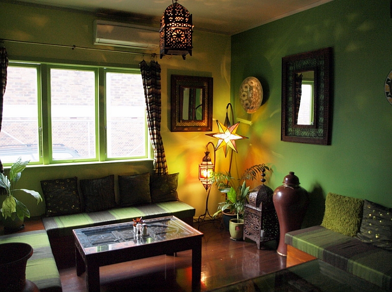 Оформление гостиной в марокканском стиле. Фото 21