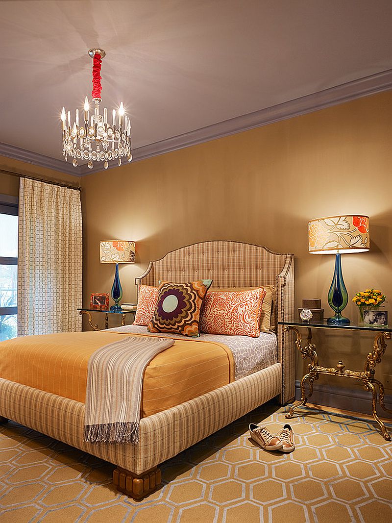 Спальня в викторианском стиле на любой вкус: превосходное освещение