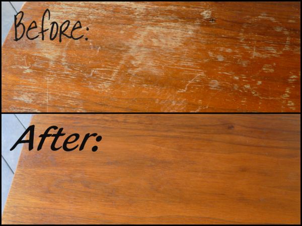 Уборка дома - обновление деревянной мебели