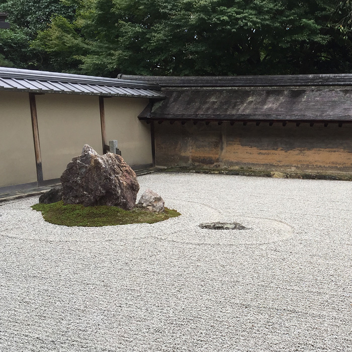 Киото. Сад камней