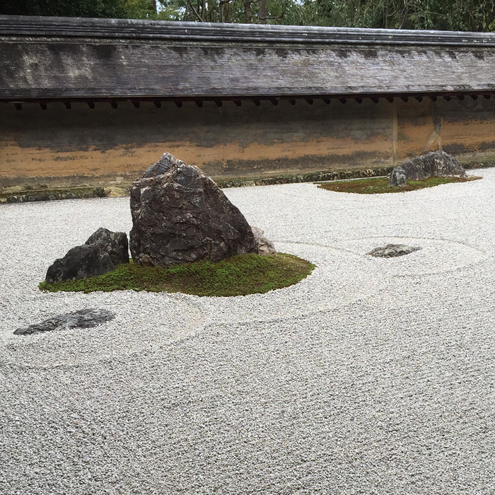 Киото. Сад камней