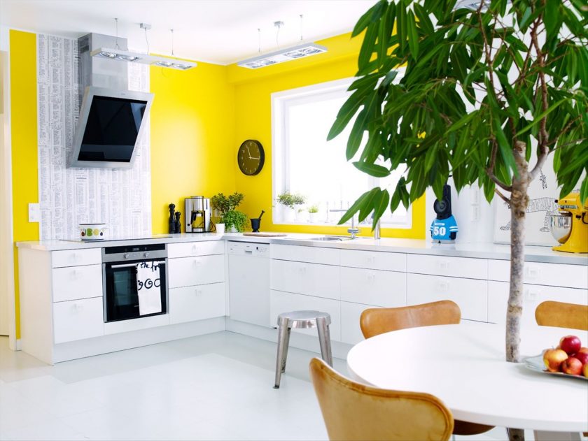 Интерьер с кислинкой: + 135 Фото кухни в желтом цвете. Начинаем утро бодро и солнечно