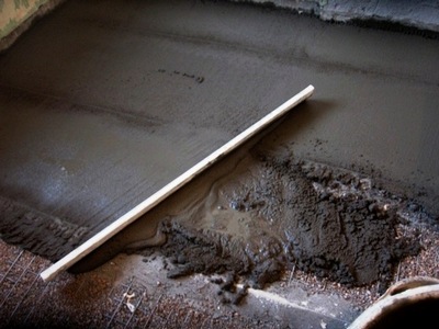 Заливка бетонного пола