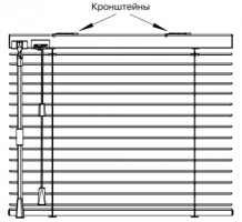 Кронштейны для крепления жалюзи