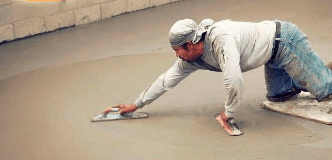 Как затирать бетонный пол