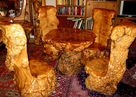 стул цельная древесина