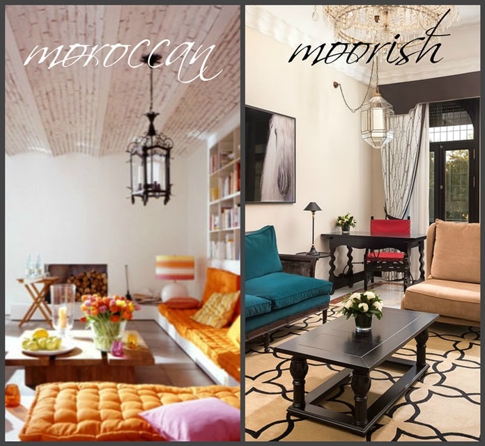 Марокканский и мавританский стили