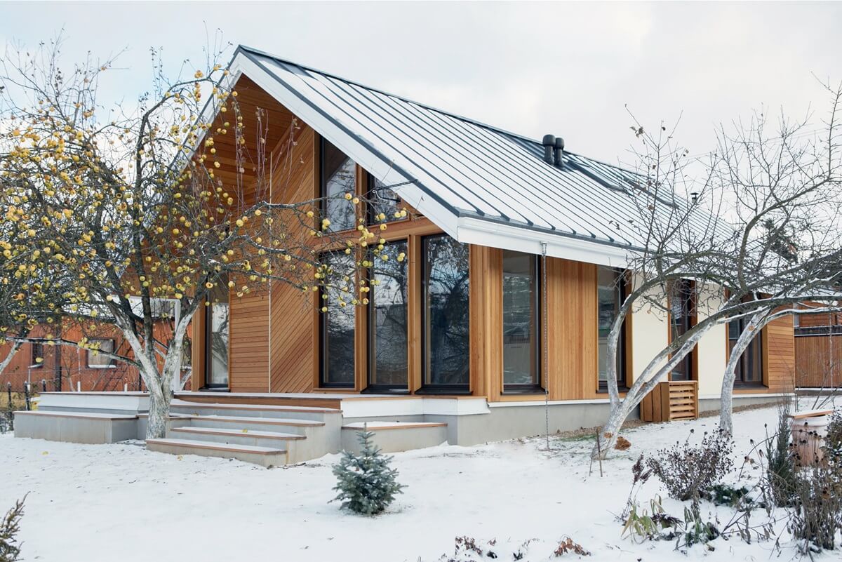 Каркасный дом в скандинавском стиле