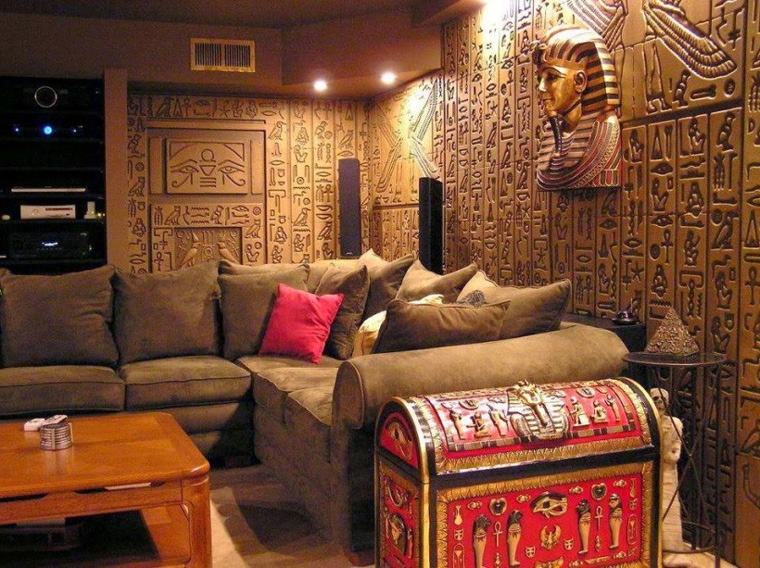 Предметы интерьера в египетском стиле