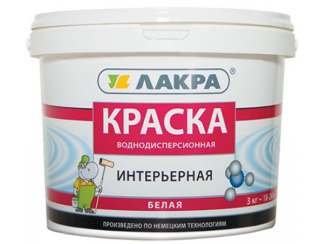 Интерьерная акриловая краска Лакра