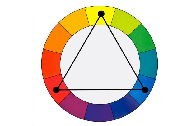 Эффективные схемы выбора цвета для сайта_триада