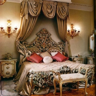 Спальня в коричневых тонах