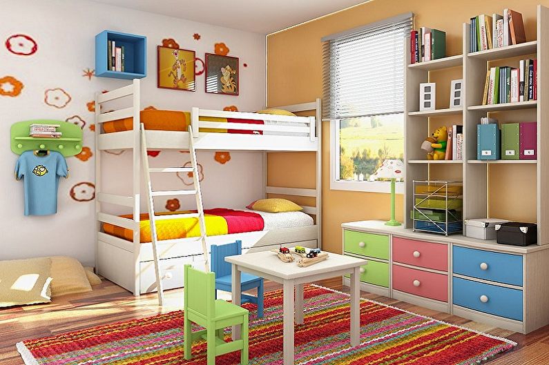 Дизайн маленькой детской комнаты - Цветовые решения