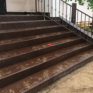 Ремонт уличной лестницы в г. Твери на ул. Пески